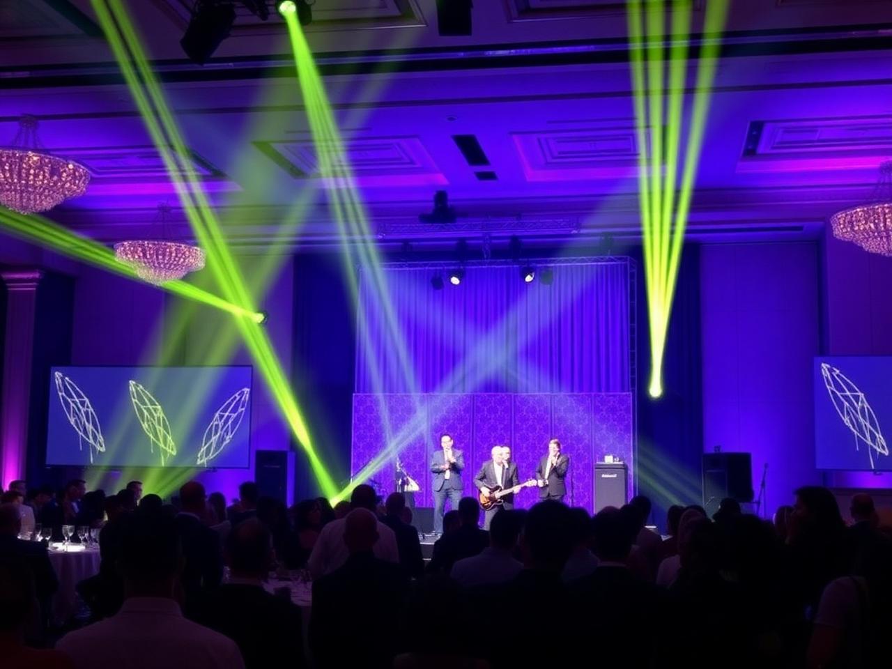 Zakelijk event met live band